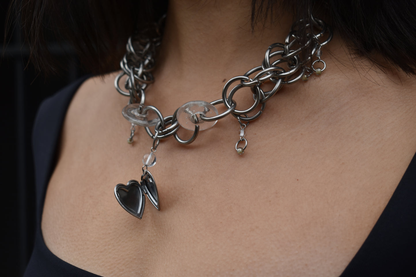 thawing heart necklace