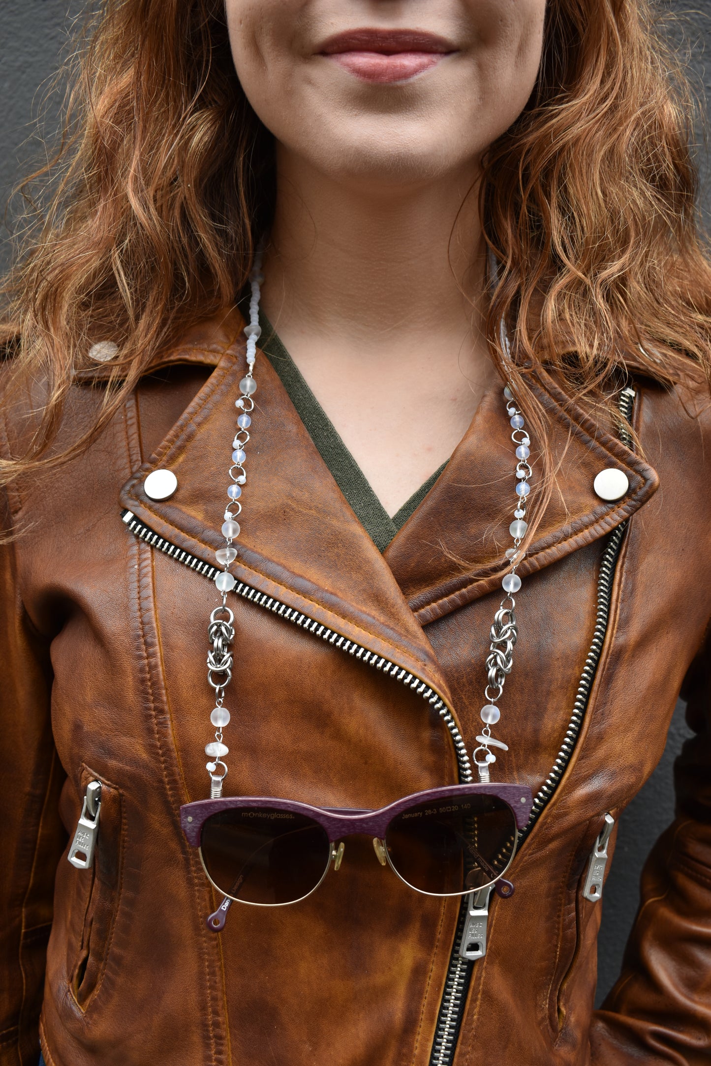 shimmer glasses chain