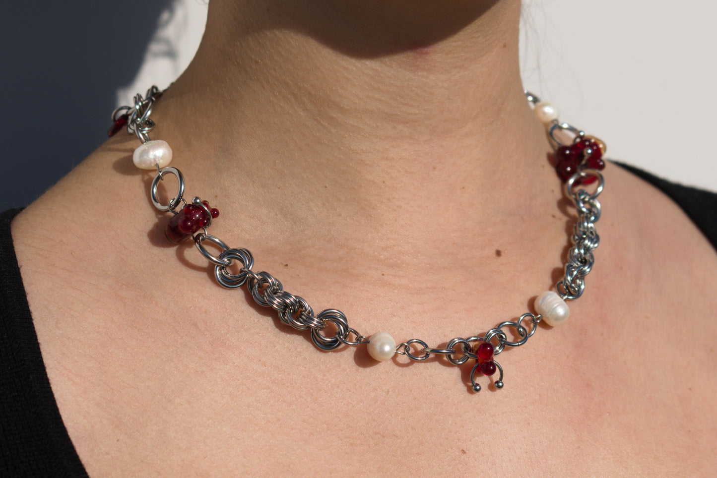 "turning it down a notch" necklace