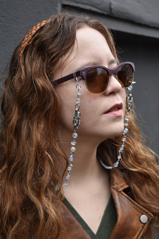 shimmer glasses chain