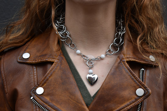 hooked heart necklace