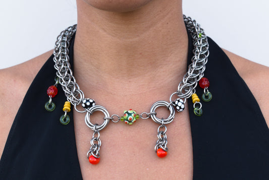 spiky necklace