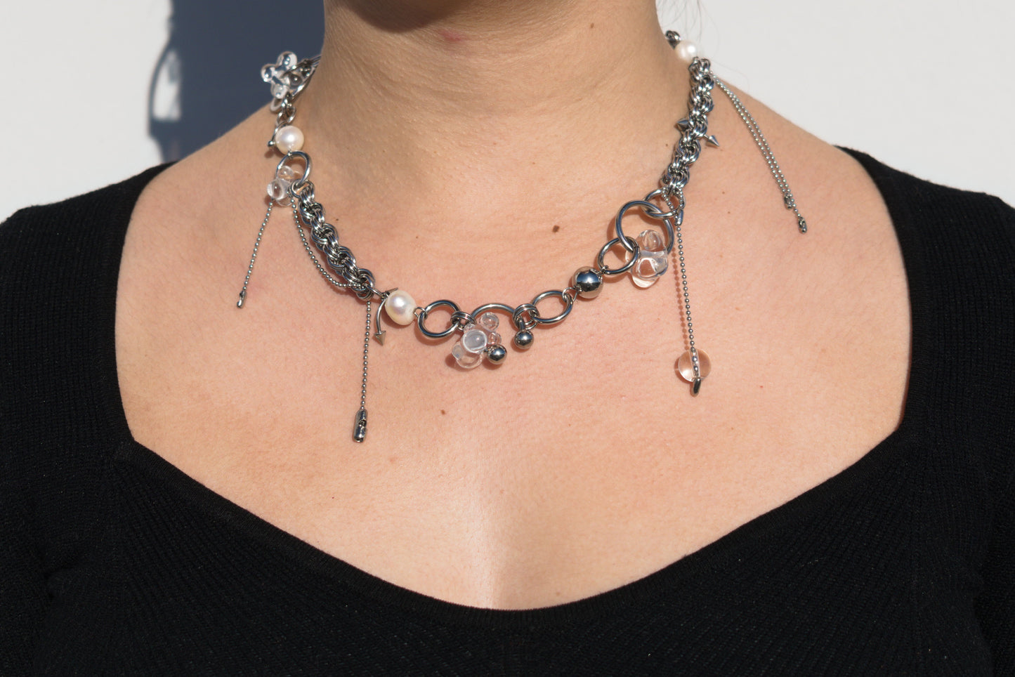 crystal clear necklace