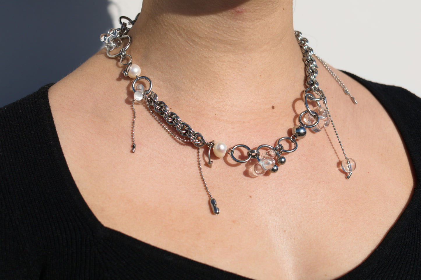 crystal clear necklace