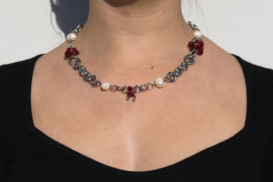 "turning it down a notch" necklace