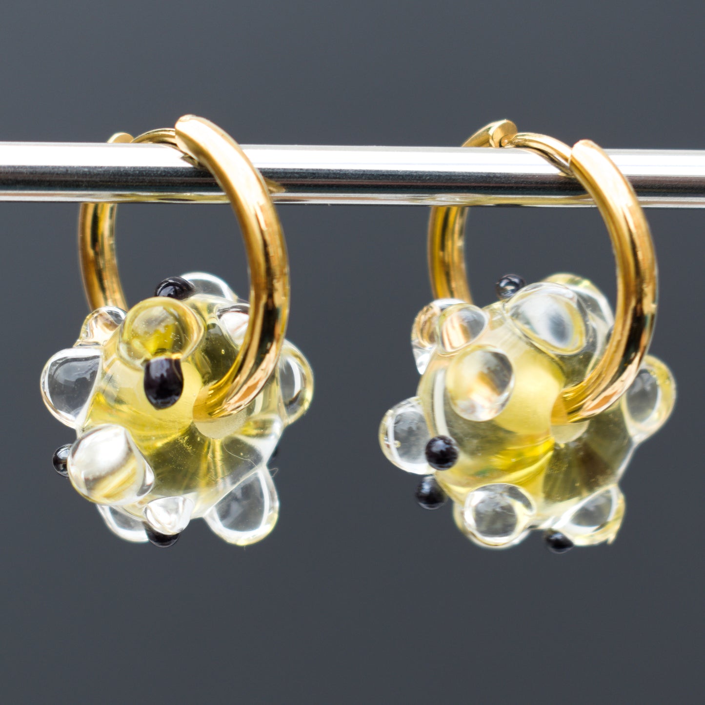 amoeba earrings